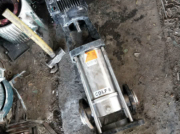 40口徑，配7.5KW電機(jī)，316L材質(zhì)立式多級泵